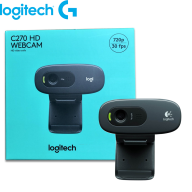 Webcam Logitech C270 3.0Mpx 1280 720 chính hãng - HD Video Web Camera Thông Minh thumbnail