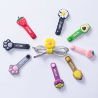 Cute Fruit Flower Cable Winder Cable Organizer Winder Wire Protector Marker Holder Cover For Earphone USB Cable Winder