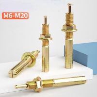 M6 M8-M20 Elevator Special Wall Plugs Car Extension Cotter Expansion Bolts Hammer Nail Explosion-proof Fixing Gecko Tube Screws