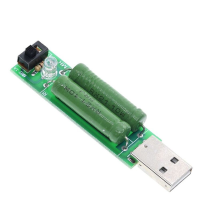 【2023】1ชิ้นล็อตพอร์ต USB Mini Dis Load Resistor เครื่องวัดแรงดันไฟฟ้าแบบดิจิตอล2A1A พร้อมสวิตช์1A ไฟ Led สีเขียว2A ไฟ Led สีแดง ！