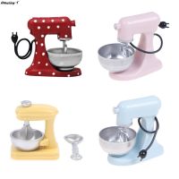 ☋☎ↂ 1:12 Dollhouse Simulation Miniature Red Mixer Blender Model Xmas Ornament Kitchen Modern Mixer Model Decoration Toy