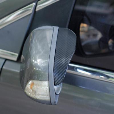 กระจกฝนคิ้วมองหลังด้านรถคาร์บอนไฟเบอร์สำหรับเซ็นเซอร์ Honda Accord Civic พอดีกับ HR-V Vezel Odyssey ไฟรถยนต์ Jade Stream