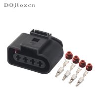 ◊﹍☜ 5/10/20/50 Sets 4 Pin 3.5MM Series Black Plug For AUDI VW Skoda VAG Automotive Coil Extension Adapter Electrical Wire Connector