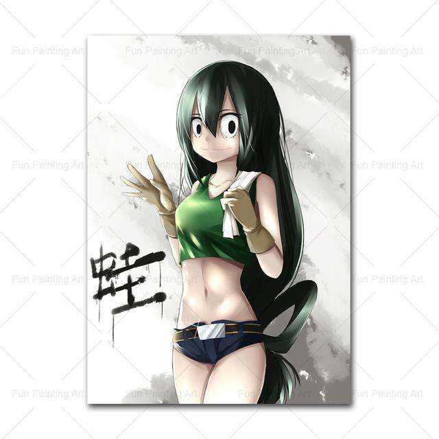 vintage-อะนิเมะรูป-hd-my-hero-academia-โปสเตอร์-asui-tsuyu-พิมพ์ผ้าใบสำหรับตกแต่งห้องนั่งเล่นตกแต่งบ้านภาพวาดภายใน