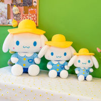 ใหม่หมวก Cinnamoroll Sanrio ของเล่นตุ๊กตาน่ารักตุ๊กตาขนาดใหญ่หมอนนุ่มสบายเด็กของขวัญวันเกิดการ์ตูนนิเมชั่นของเล่น