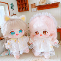 20cm Cute Doll Accessories Yellow Flower Dress One Dress Two Wear Clothes Winter Karina Ningning Jimin Jin TNT Gift