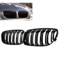 1 Pair Car Front Grille Gloss Black Inlet Grille for BMW E90 LCI 3-Series Sedan/Wagon 2009 - 2011