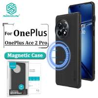 Nillkin แข็ง PC + TPU Magnetic เคส สำหรับ OnePlus Ace 2 Pro เคสโทรศัพท์ Luxury Frosted PC + TPU Hard Protection ฝาหลัง