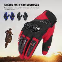 Breathable Motorcycle Gloves Touch Screen Carbon Fiber Protective Moto Motocross Gloves Man Women Bike Riding Gloves for Outdoor