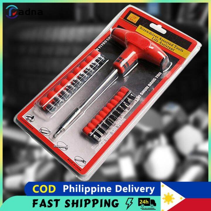 Padna【Philippine Delivery】21pcs Tbox Wrench Screwdriver and Socket