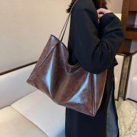 Fashionable Large Bags For Women 2023 New Bags Retro Shoulder Bags Large Capacity Bags High-End Stylish Tote Bags