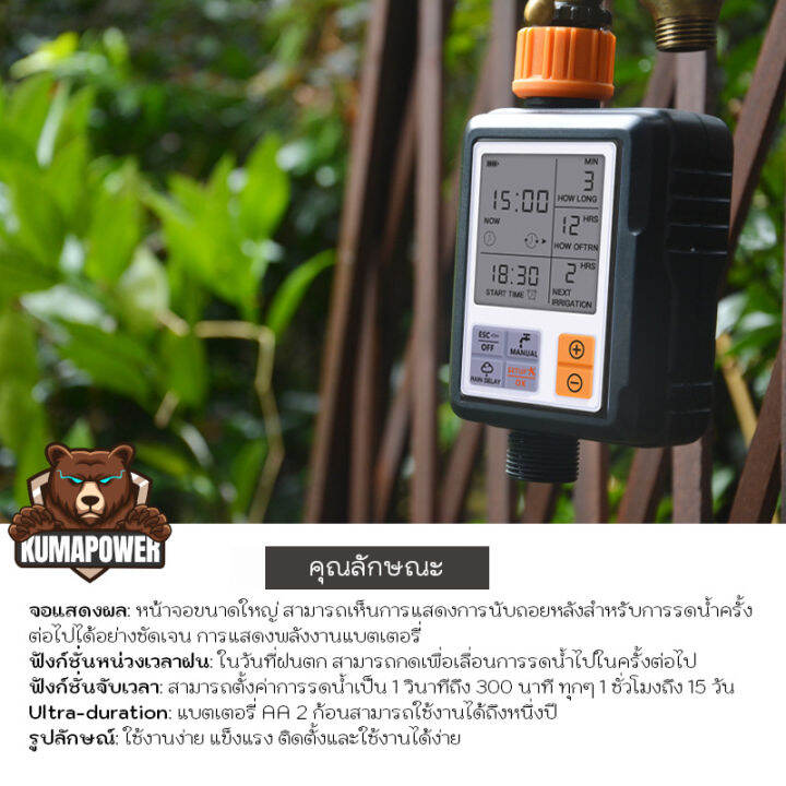 รดน้ำต้นไม้อัตโนมัติ-สปริงเกอร์-automatic-timer-เครื่องตั้งเวลารดน้ำ-ตั้งเวลาน้ำ-ชุดรดน้ำ-ตั้งเวลาได้