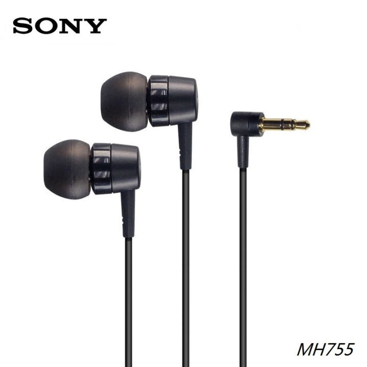 ประกัน-1ปี-หูฟัง-sony-mh755-หูฟังมีสาย-หูฟังอินเอียร์-หูฟังมีไมค์-หูฟังแบบสาย-หูฟังเสียงดี-หูฟังมือถือ-ส่งฟ