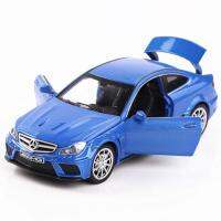 1:32 Benz C63 AMG Diecast โลหะผสมโลหะหรูหรา COUPE รถสำหรับคอลเลกชันรุ่นรถเสียงและแสงของเล่นรถ A56