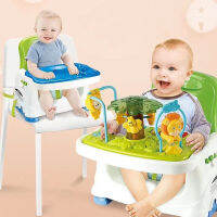 เก้าอี้นั่งทานข้าวเด็กมีของเล่นแบบพกพา.2-in-1 Baby Dining Chair Play Table Portable Baby Product Dining Chair Baby Dining Chair+Music Play Table