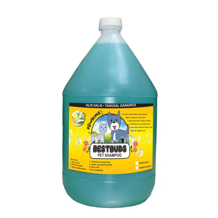 Pawsome Pet Shampoo for cats and dogs w Tea Tree Extract (1 Gal) Lazada PH