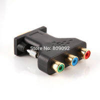 VGA Male To YPBPR 3RCA Femal Adapter 15Pin PC Computer to Projector/Ypbpr TV Adapter