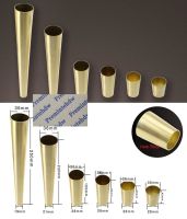 4Pcs/Lot Metal Brass Tip Cap For Mid-Century Modern Chinese Table Chair Seat Leg Feet Tapered