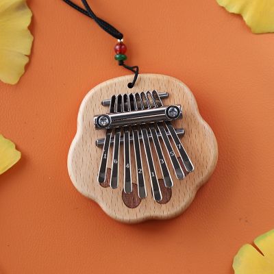 【YF】 8 Kalimba Thumb Wood Metals Small Musical Instrument Pendant Mbira Adult Kids
