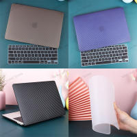 2021คาร์บอนไฟเบอร์เคสสำหรับ Macbook Air 2020 A2179 A2289 A2251 M1 Pro 13 A2338 A2337ฝาครอบ Retina 13นิ้ว Touch ID Bendable Protector ปกคลุมผิวซิลิโคนแผ่นครอบแป้นพิมพ์