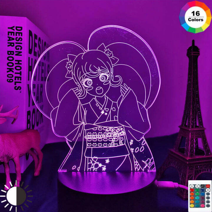 manga-danganronpa-hiyoko-saionji-led-lamp-for-child-bedroom-decor-night-light-birthday-gift-room-desk-anime-3d-light-danganronpa