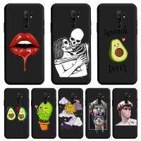 ✼☫ Personality Black TPU Soft Shell For XIAOMI Redmi 9 Prime Poco M2 NFC POCO C3 Case Silicone Matte Personality Shell For Redmi9