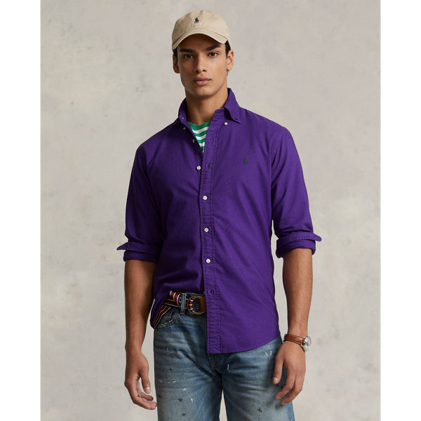 Polo Ralph Lauren Classic Fit Garment-Dyed Oxford Shirt  (MNPOWOV16822695500) | Lazada Singapore
