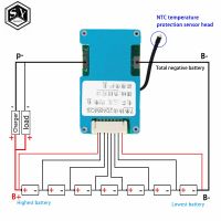 +——{} BMS 7S 24V 15A 20A 25A Li-Ion Lmo Ternary Lithium 18650 Battery Charge Protection Board Balance And NTC Temperature Protect