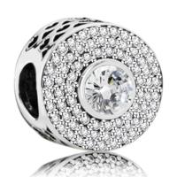 Multicolor Crystal Diamond Cylinder Bead Sterling Silver Charms Beads For Women Ladies DIY Bracelets Bands Bangles Jewelry 1pcs