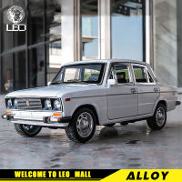 รถบรรทุกโมเดลรถยนต์ของเล่นอัลลอยโลหะหล่อจาก LEO 1:24 Lada 2106สำหรับยานพาหนะ Kids Toys งานอดิเรก