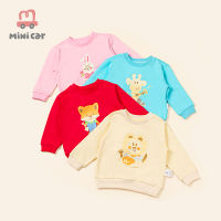 Autumn Winter Kids Baby Girls Lion Bunny Baby Boys Girls Long Sleeves Sweater Toddler Infant T-shirt Clothes Sweatshirt