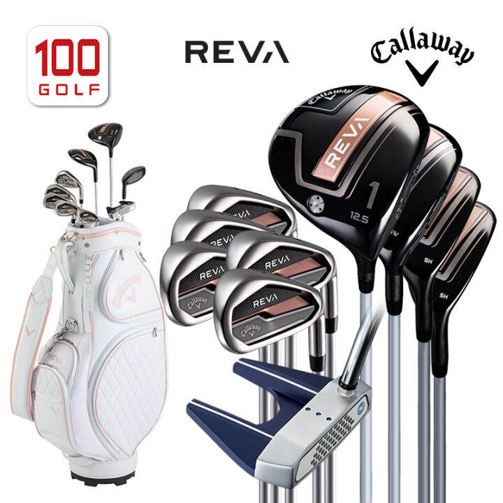 Callaway Callaway Golf Club Women's Set 20 New Rose Gold REVA ROSE Full