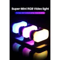 Best Seller++ Ulanzi VL15 RGB Mini LED Video Light ไฟฉายเล็กติดกล้องหรือมือถือ ชาร์จได้ ปรับสีแสงได้ มีทั้งแบบแสงปกติหรือแสงสีๆ