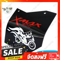 ฟรีค่าส่ง จัดโปร++ กันดีดXmax300 แผ่นกันดีด / กันโคลน บังได Xmax300 อคิลิคสีดำลาย Motor Fire ตรงปก เก็บปลายทาง