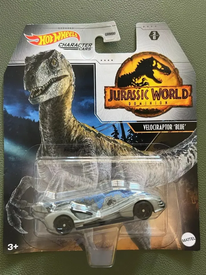 Hot Wheels Jurassic World Character Car Giant Dino， Toy Vehicle