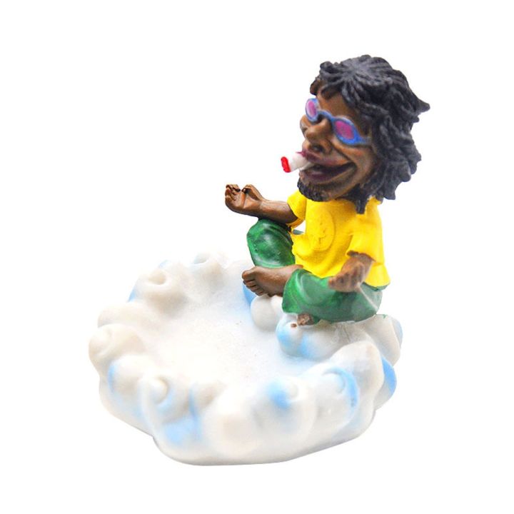 cod-new-resin-ashtray-hip-hop-old-man-meditating-shape-resin-cross-border-smoking-set-supply