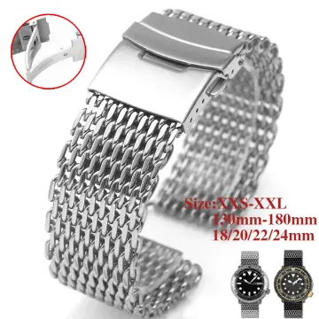 High Quality Cool Shark Steel Watchband for Seiko Water Ghost