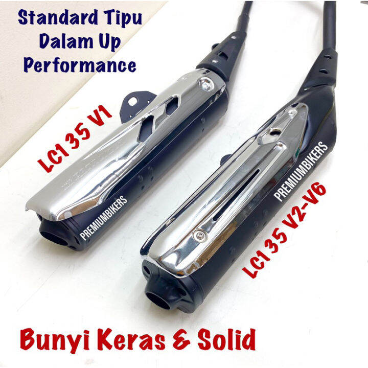 EXHAUST LC135 V1 V2 V3 V4 V5 V6 4S 5S NEW LC135 PIPE STANDARD RACING