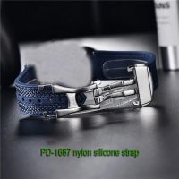 【September】 2022 PAGANI DESIGN PD1667 007 Watches men Original NATO watch strap Silicone/Stainless strap Blue 20mm