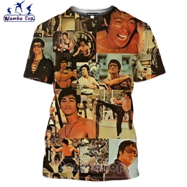 mamba-top-3d-print-kung-fu-star-bruce-lee-t-shirt-men-tshirt-women-streetwear-movie-martial-arts-actor-summer-loose-short-sleeve