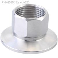 1/2 3/4 1 1-1/4 1-1/2 2 BSPT Female 1.5 2 2.5 Tri Clamp Hex Nut Coupler SUS304 Stainless Sanitary Connector Homebrew