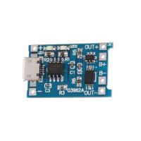 MILAN Li-Ion Lipo 5V 2A 1A PCB ไมโคร USB โมดูลชาร์จแบตเตอรี่ BMS แผ่นป้องกันลิเธียม3.7V