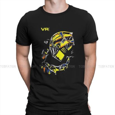 Moto Gp Rossi 100 Cotton Tshirts Medical Yellow Badge Mens Funny T-Shirt Tops Size S6XL 100% Cotton Gildan