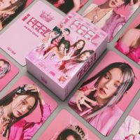 ของขวัญจากแฟนๆ XIAOWEY อัลบั้มการ์ดบัตรสะสม55ชิ้น/ชุด Yshuhua Song Yuqueen Edition Le Sserafim รูปไอดอล (G) I-DLE การ์ด Lomo Kpop Photocards ชุดการ์ด Lomo ฉันรู้สึกบัตรขนาดเล็ก