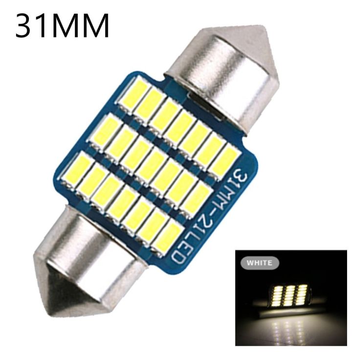 urust-ไฟท้ายรถ1pcs-31mm-ไฟอ่านหนังสือ21smd-ไฟโดมอลูมิเนียมสำหรับ-dc12v