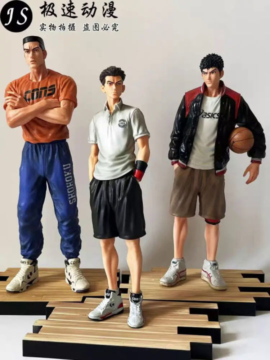 22cm Anime Slam Dunk Figure Ryota Miyagi Hisashi Mitsui Rukawa Kaede ...