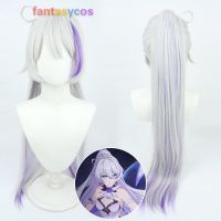 Game Honkai Impact Kiana Kaslana Cosplay Wigs Long Ponytail Heat Resistant Hair Halloween Role Play Party Costume Wigs + Wig Cap