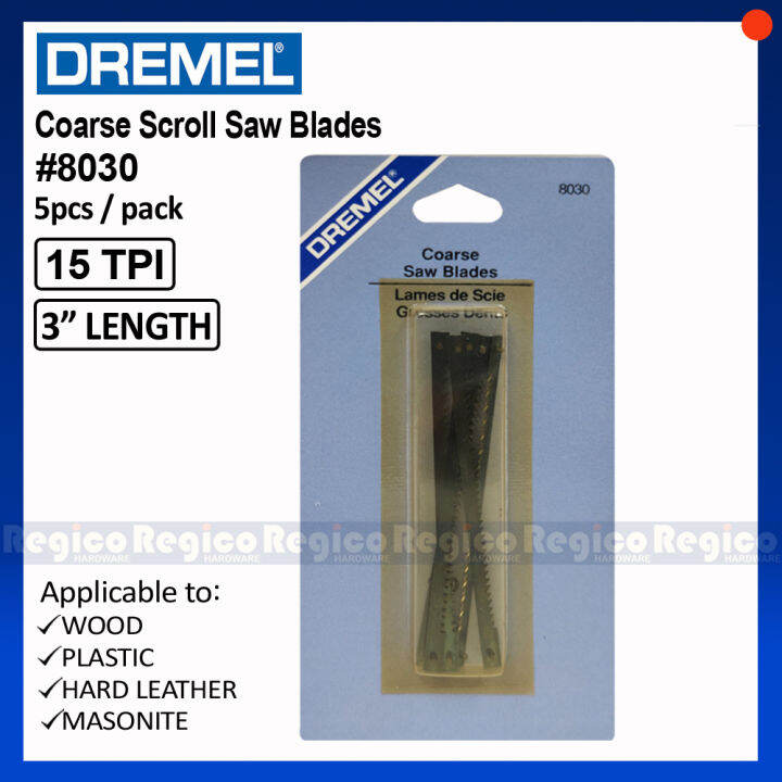 Dremel 5pcs. Coarse Scroll Saw Blades 8030 Regico Hardware Lazada PH