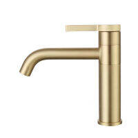 Basin Faucet Sink Mixer Tap Solid Brass Tap Water Faucet Waterfall Brushed Gold or matte black Basin Mixer Faucet BG99