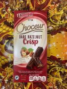 Hộp socola dạng thanh Choceur DARK HAZELNUT Crisp 200g của Mỹ